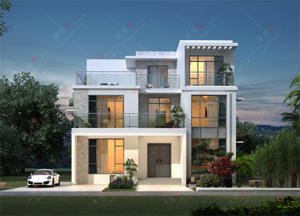 绵阳自建房设计灵感：打造现代独特小别墅之美1