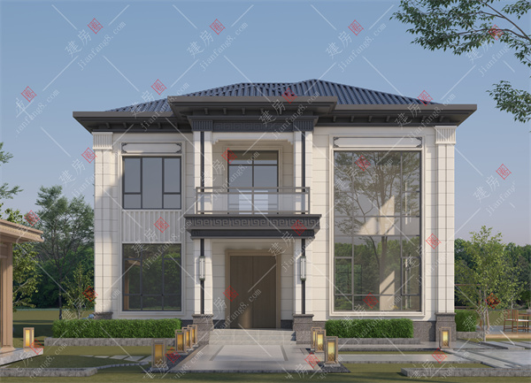 四川自贡富顺县自建房别墅设计，经典新中式，2023年下半年最新款